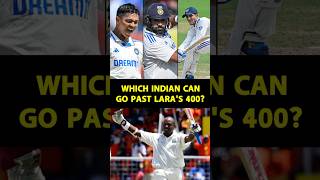 Brian Lara Picks 2 Indians who can Break his Record of 400 runs in Test Cricket  shorts [upl. by Eilema]