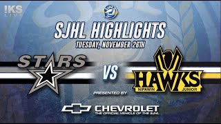 HIGHLIGHTS Battlefords North Stars at Nipawin Hawks  Nov 26th 2024 [upl. by Emanuele]