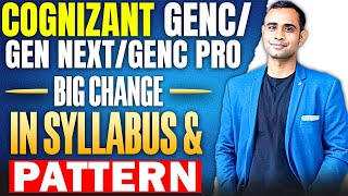 🔥Cognizant New Pattern amp Syllabus  Genc Genc next Genc Pro🔥 [upl. by Normac]