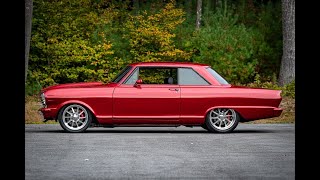 1963 Nova Pro Touring LS3T56 Acceleration and Drive [upl. by Sell]