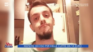 Rozzano Manuel Mastrapasqua ucciso per delle cuffiette  La Vita in Diretta 14102024 [upl. by Ahtoelc800]