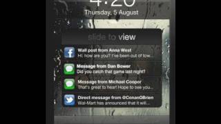 New iOS 5 Notifications amp Giant Phones [upl. by Omle]