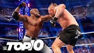 Bobby Lashley’s best moments since 2018 return WWE Top 10 Oct 9 2022 [upl. by Jase]