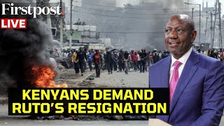 Kenya Protests LIVE Violent Protests Surge  Kenyans Call for Rutos Removal After Tax Bill Dropped [upl. by Eugeniusz]