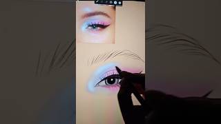 easy eye making tutorial 🫢 [upl. by Wilinski]