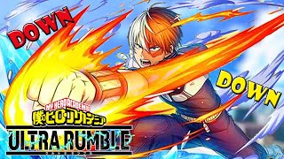 Shoto’s Dual Power Strikes Dominating the Battle  My Hero Ultra Rumble [upl. by Ganley897]