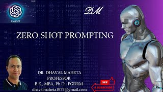 10 Zero Shot Prompting in Large Language Model LLM  Dr Dhaval Maheta [upl. by Tracy]