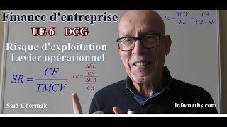 DCG UE6 FINANCE DENTREPRISE RISQUE DEXPLOITATION [upl. by Estrin71]