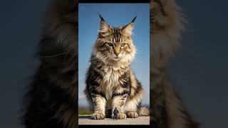 big cat maine coon 🐈cat funny cats tranformation catlover ai shortvideo shorts short [upl. by Gustafson]