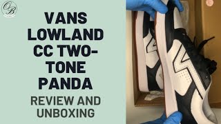 VANS Lowland Comfycush Trainers  Panda  Unboxing and Review [upl. by Callista205]