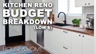 The REAL Cost Of A Kitchen Reno Part 1 Low Budget [upl. by Hen566]