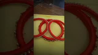 Thread bangle red ♥️ colour availablephno6369096002 [upl. by Alac]