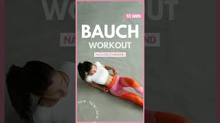 10 MIN BAUCH WORKOUT für Anfänger  nackenschonend  Das schaffst du  Tina Halder [upl. by Ruskin272]