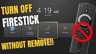 How to Turn OFF FireStick Without Remote [upl. by Eulaliah]