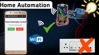 Home Automation System Using Nodmcu  Home Automation using Esp8266  Smart Home nodemcu [upl. by Rubliw26]