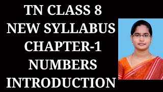 8th std  chapter1 Numbers  Introduction  Samacheer 2021 [upl. by Knoll]