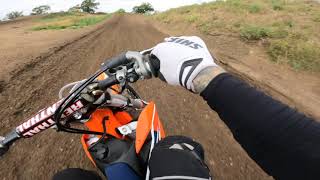 How to relieve stress on a KTM 350 SXF 2022 First Ride [upl. by Aronoff191]