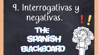 Frases interrogativas y negativas [upl. by Amzaj]