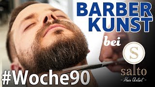 Barbier Besuch bei Salto Hair Artist  Das Minoxidil Experiment Woche90 [upl. by Nolana]