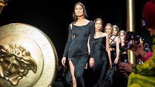 Versace Womens FallWinter 2019  Fashion Show [upl. by Eulaliah]