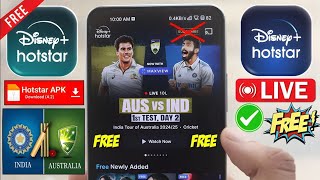 How To Watch India Vs Australia Match Free india versus australia test match kaise dekhe Live 🔴❓ [upl. by Orelee]