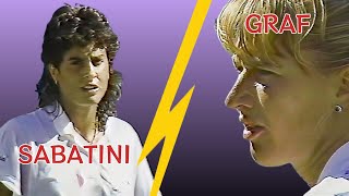 Sabatini × Graf【サバティーニ × グラフ】US Open Tennis 90 [upl. by Atikal]