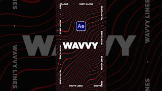 Create Wavy Line Motion Graphic Backgrounds in After Effects [upl. by Celle424]