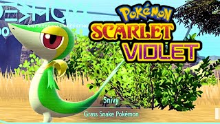 WHERE TO FIND THE STARTER POKEMON SNIVY Pokémon Scarlet amp Violet [upl. by Power729]