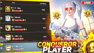 🔴 CONQUEROR LOBBY TODTE HAI AAJ FIR AAO   NUKE IS LIVE [upl. by Ailet]