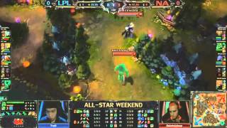 HD353 All Star Show  NA vs Chine  Game 1 [upl. by Anayad]