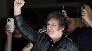 Rightwing libertarian Javier Milei wins Argentinas presidential election • FRANCE 24 English [upl. by Intyre]