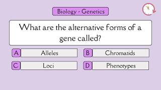 Genetics Important MCQs  Biology Top 20 Quiz  All Competitive amp Entry Level Exams [upl. by Tatman]