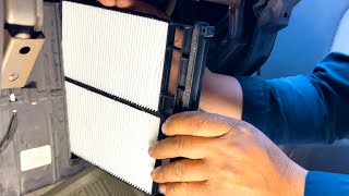 Cabin air filter on Nissan Frontier Xterra 9801 elchanojose [upl. by Dew]