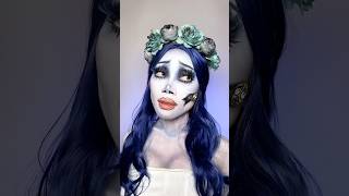 Corpse Bride 👰🏽‍♀️ makeup makeupshorts makeuptutorial makeuptransformation makeuptransition [upl. by Enehs754]