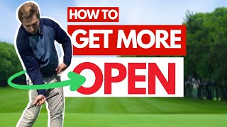 How to get your HIPS more OPEN at impact in the golf swing [upl. by Elias]