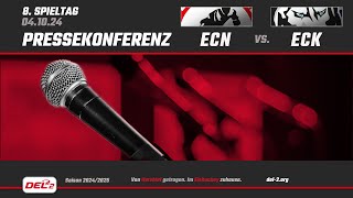 Pressekonferenz Spieltag 8 EC Bad Nauheim vs EC Kassel Huskies [upl. by Zap]