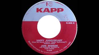 1959 Jane Morgan  Happy Anniversary [upl. by Marius]