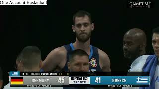 Greece Highlights vs Germany in FIBA basketball worldcup exhibition [upl. by Chrysa]