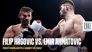 FIGHT HIGHLIGHTS  Filip Hrgović vs Emir Ahmatović [upl. by Ajtak]