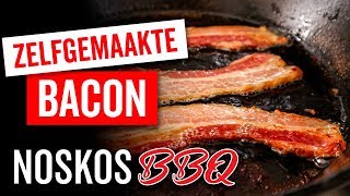 Zo maak je je eigen bacon gerookt ontbijtspek op de BBQ [upl. by Gigi10]