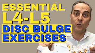 5 Best Exercises for L4 L5 Disc Bulge Relief  Proven Moves for Quick Results  Dr Walter Salubro [upl. by Scrope]