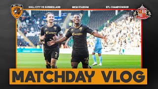 THE WORST REFEREE IN ENGLAND Hull City 0 1 Sunderland Matchday Vlog [upl. by Raphaela]