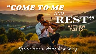 Come To Me and Rest Matthew 112830EnglishHebrew Messianic Worship SongUplifting Melodies [upl. by Ydnor]