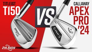 TITLEIST T150 vs CALLAWAY APEX PRO 24  Golf Irons Comparison [upl. by Feliks]