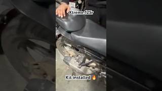 Xtreme 125r Kit Installed🔥 xtreme125r viral shortsviral motovlog [upl. by Kial]