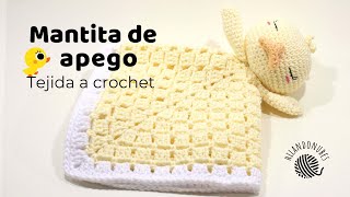 Como hacer mantitas de apego crochet patito 🦆​💛 [upl. by Ellener]