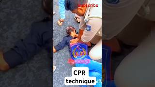 CPR procedure   cpr kaise dete hai in hindi   how to give cpr   cpr heartattack emergency [upl. by Encratia]