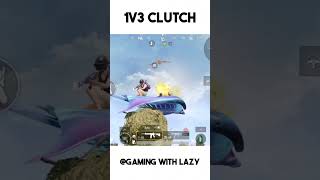 1v3 Clutch BGMI bgmi bgmigameplaybgmiclutch [upl. by Atsylak180]