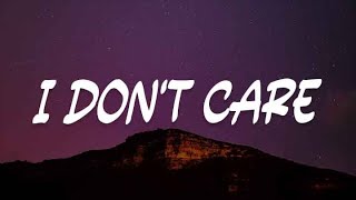 Ed Sheeran  I Dont Care Mix Playlist Lyrics  Top Hits 2024 [upl. by Gibbeon]