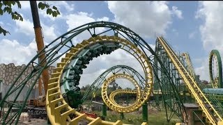 Longfeng Roller Coaster  Chuanlord Holiday Manor China [upl. by Einnim]